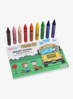 Peanuts x Ooly Snoopy School Crayons and Coloring Book Set