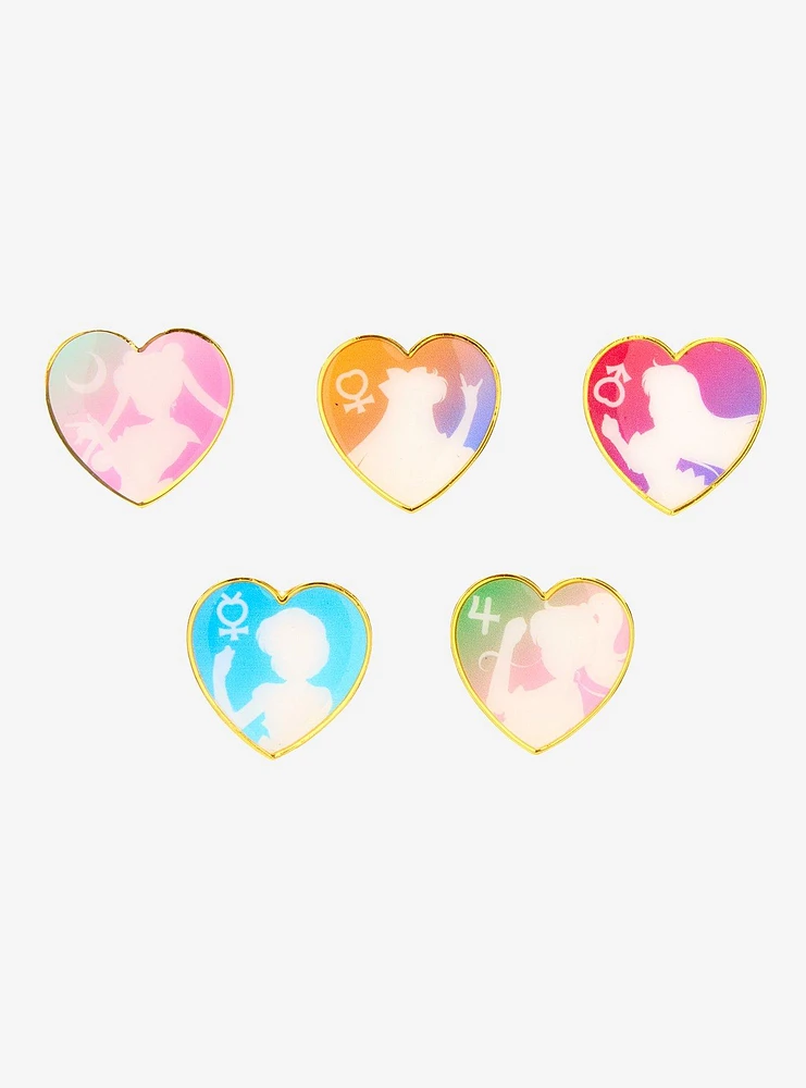 Sailor Moon Heart Silhouettes Blind Bag Enamel Pin - BoxLunch Exclusive