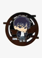 Solo Leveling Sung Jinwoo Spinning Enamel Pin