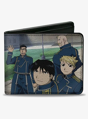 Fullmetal Alchemist: Brotherhood Six Character Yard Scene Bifold Wallet