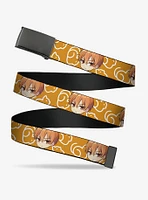 Fruits Basket Chibi Kyo Soma & Kimono Cat Icon Orange White Flip Web Belt