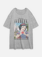 Disney Snow White and the Seven Dwarfs Don't Take Apples From Strangers Womens Oversized T-Shirt