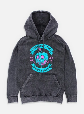 Disney Snow White and the Seven Dwarfs Everey Love Story Needs A Villain Mineral Wash Hoodie