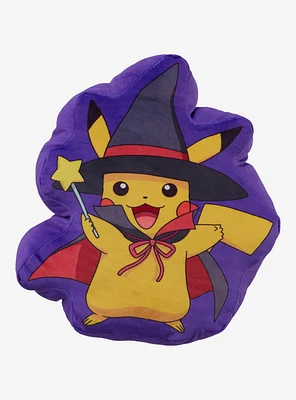 Pokémon Pikachu Witch Halloween Throw Pillow
