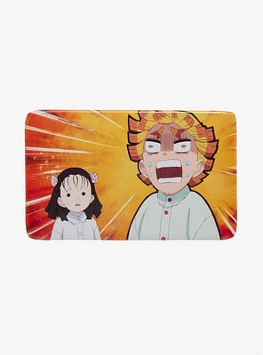 Demon Slayer: Kimetsu no Yaiba Zenitsu Scene Rectangle Button Pin