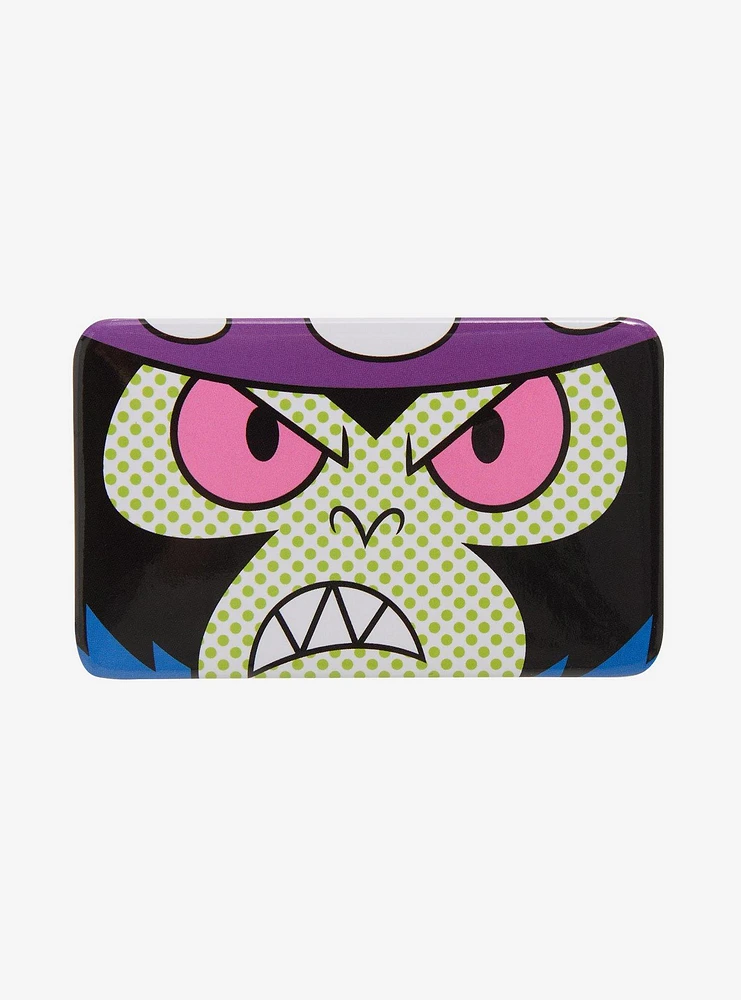 The Powerpuff Girls Mojo Jojo Rectangle Button Pin