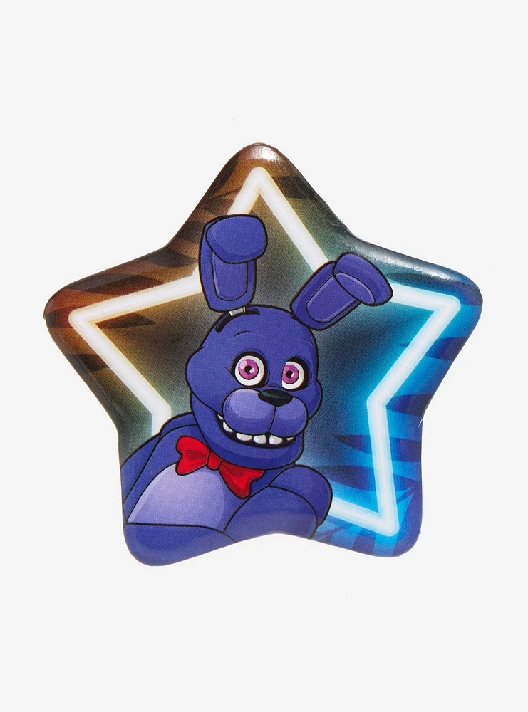 Five Nights at Freddy's Bonnie Star Button Pin