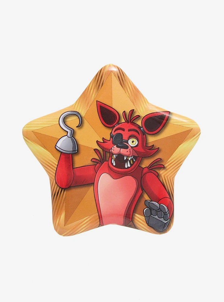 Five Nights at Freddy's Foxy Star Button Pin