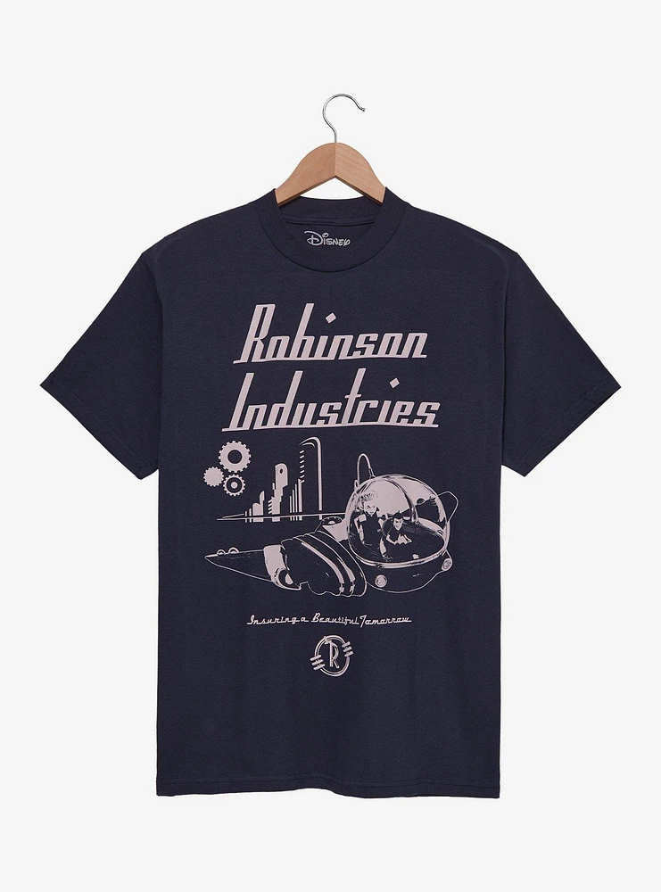 Disney Meet The Robinsons Robinson Industries Tonal Portrait T-Shirt - BoxLunch Exclusive
