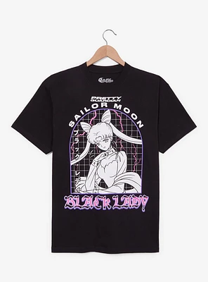 Sailor Moon Black Lady Tonal Portrait T-Shirt - BoxLunch Exclusive