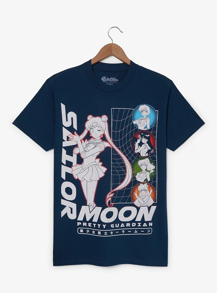Sailor Moon Tonal Group Portrait T-Shirt