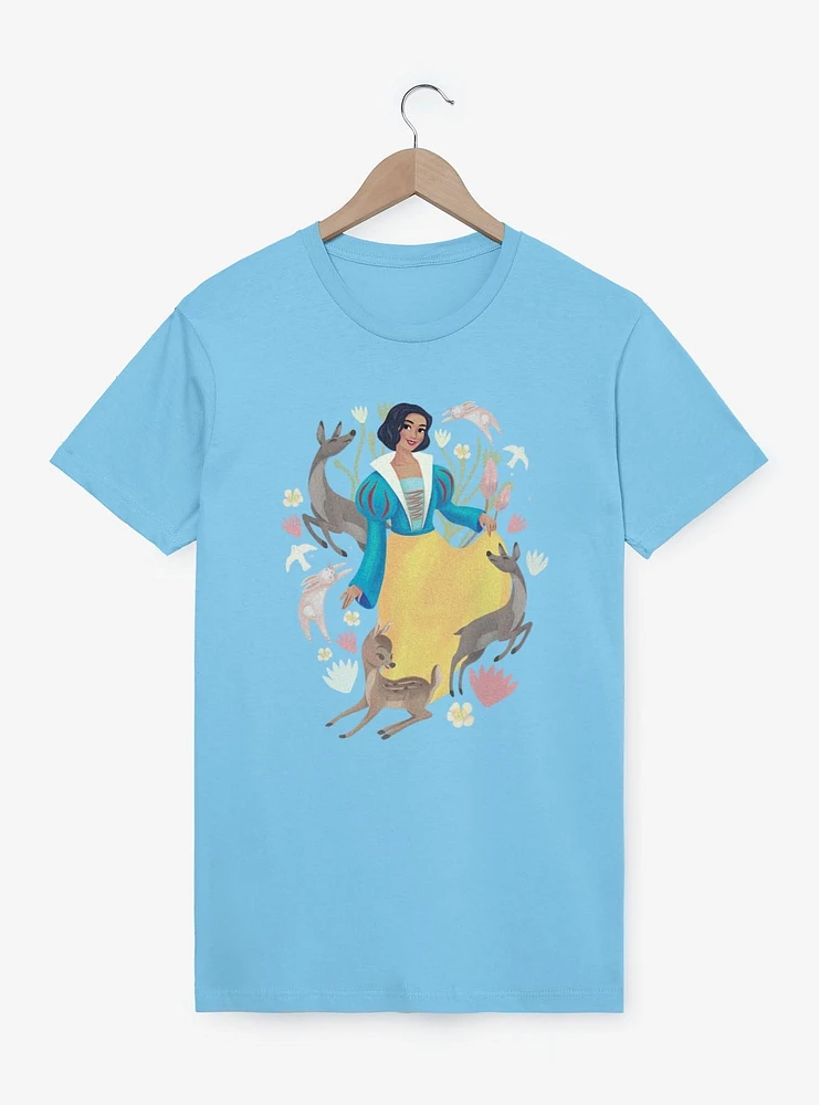Disney Snow White Live Action Bunnies And Deers T-Shirt