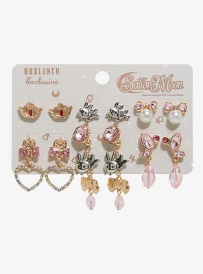 Sailor Moon Bunnies & Hearts Earring Set - BoxLunch Exclusive