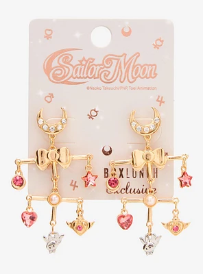 Sailor Moon Dangling Charm Earrings - BoxLunch Exclusive