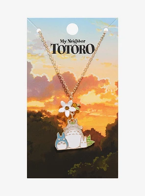 Studio Ghibli® My Neighbor Totoro Floral Totoros Charm Necklace - BoxLunch Exclusive