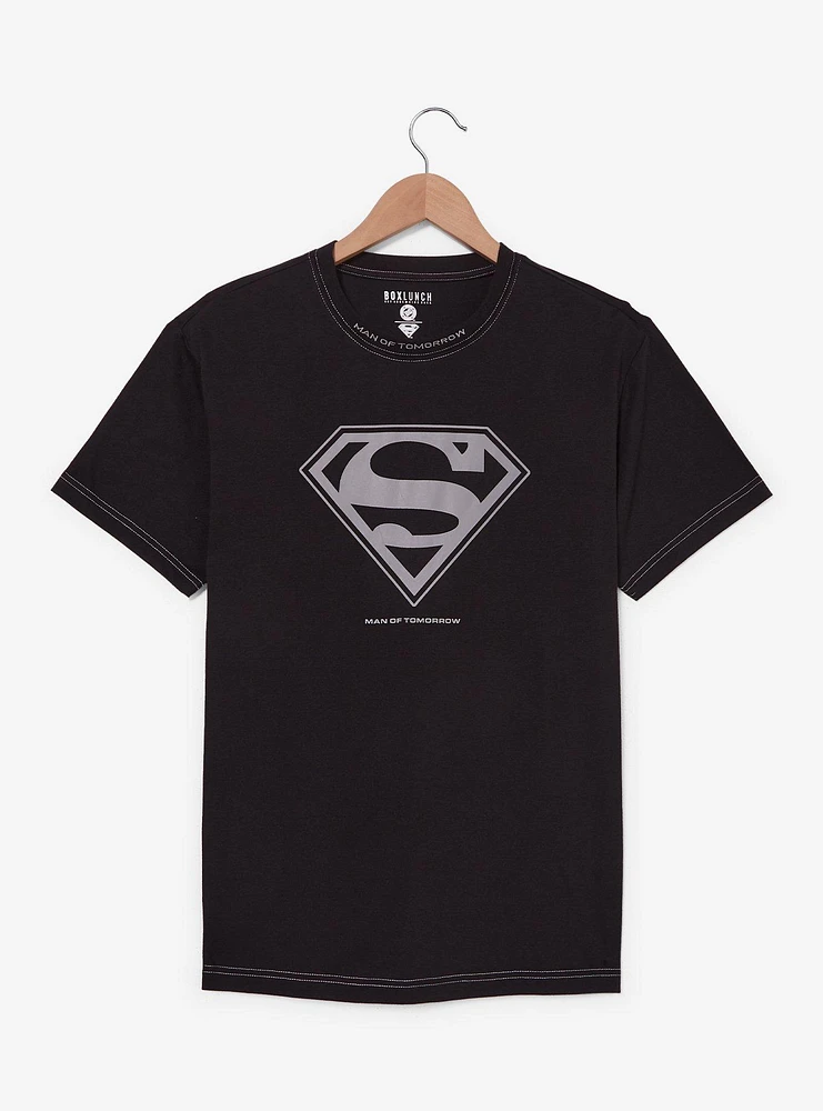 DC Comics Superman Silver Logo T-Shirt - BoxLunch Exclusive