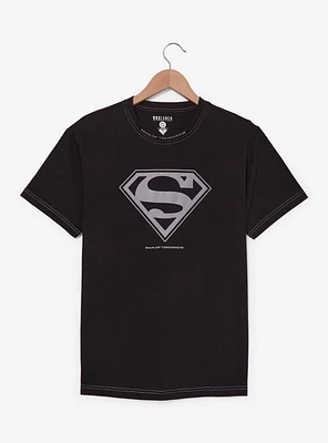 DC Comics Superman Silver Logo T-Shirt - BoxLunch Exclusive