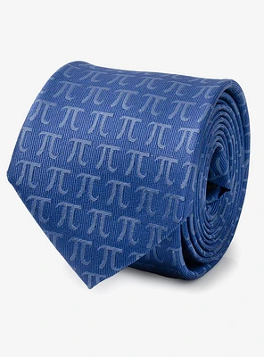 Pi Mathematics Symbol Blue Men's Tie