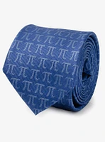 Pi Mathematics Symbol Blue Men's Tie