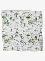 Disney Winnie The Pooh Map Pocket Square