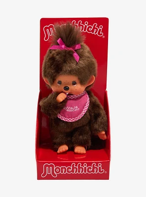 Monchhichi Pink Girl 8 Inch Plush
