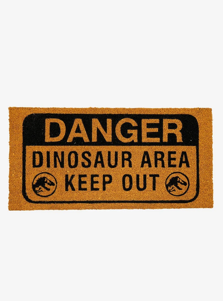 Jurassic Park Danger Door Mat — BoxLunch Exclusive