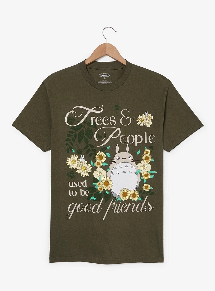 Studio Ghibli® My Neighbor Totoro Floral Quote T-Shirt — BoxLunch Exclusive