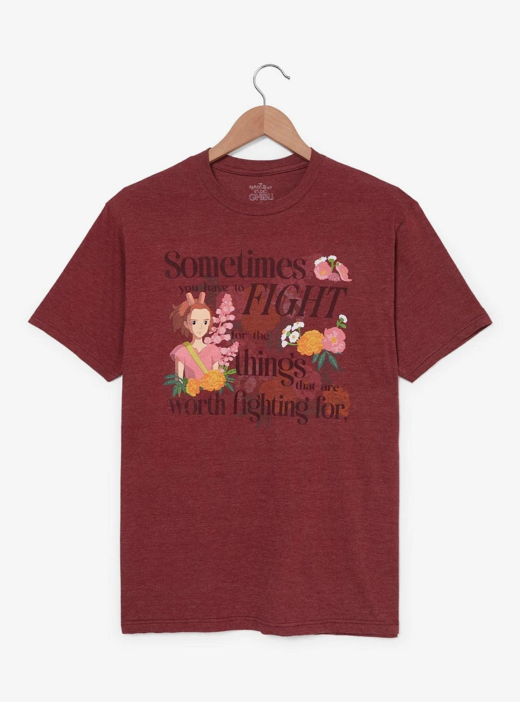 Studio Ghibli® The Secret World of Arietty Floral Quote T-Shirt - BoxLunch Exclusive