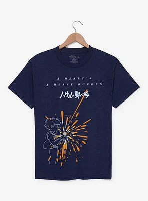 Studio Ghibli® Howl's Moving Castle Heart Quote Tonal T-Shirt — BoxLunch Exclusive