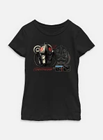 Star Wars: Andor Helmet Schematics Youth Girls T-Shirt
