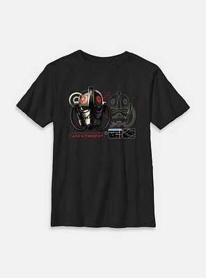 Star Wars: Andor Helmet Schematics Youth T-Shirt