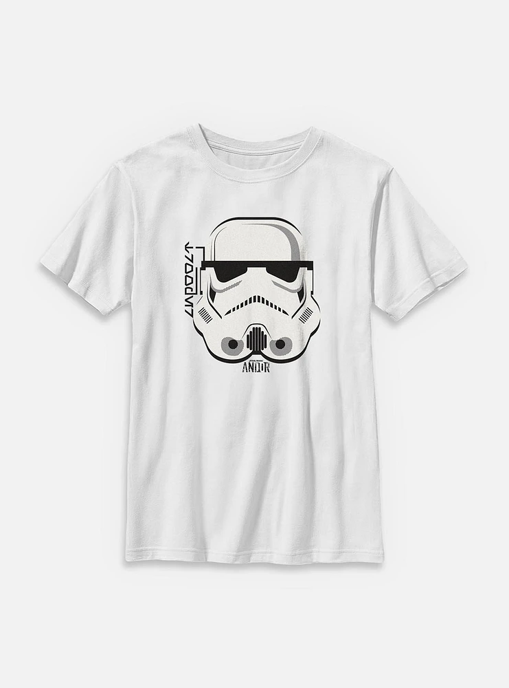 Star Wars: Andor Helmet Stormtrooper Youth T-Shirt