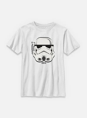 Star Wars: Andor Helmet Stormtrooper Youth T-Shirt
