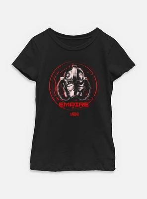 Star Wars: Andor Glitch Empire Helmet Youth Girls T-Shirt