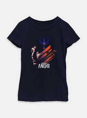 Star Wars: Andor Spaceships And Hero Youth Girls T-Shirt