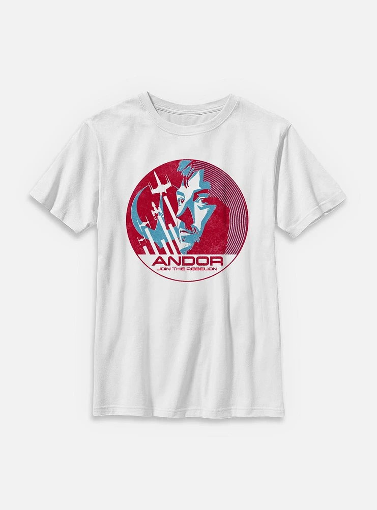 Star Wars: Andor Join The Rebelion Icon Youth T-Shirt