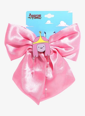 Adventure Time Princess Bubblegum Satin Bow Hair Clip — BoxLunch Exclusive