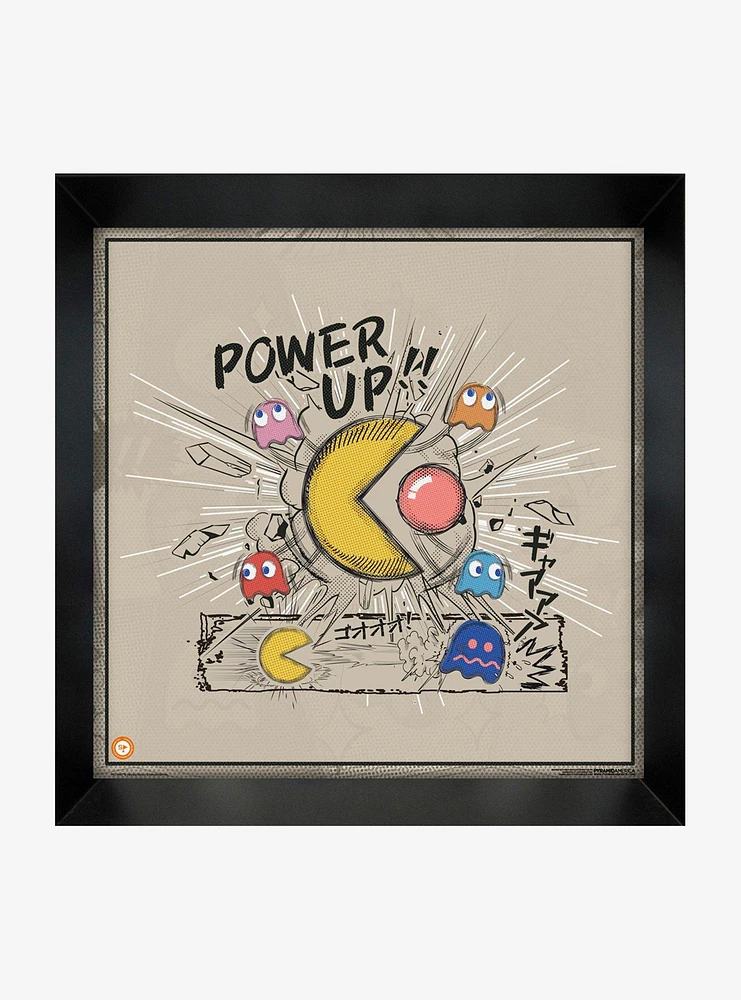 Pac-Man Power Up Framed Wall Art