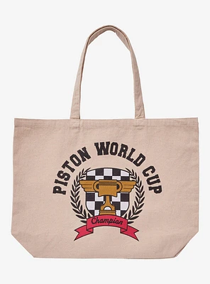 Disney Pixar Cars Piston World Cup Canvas Tote Bag — BoxLunch Exclusive