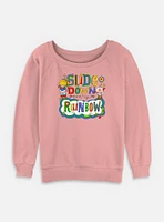 Rainbow Brite Down Every Womens Slouchy Sweatshirt