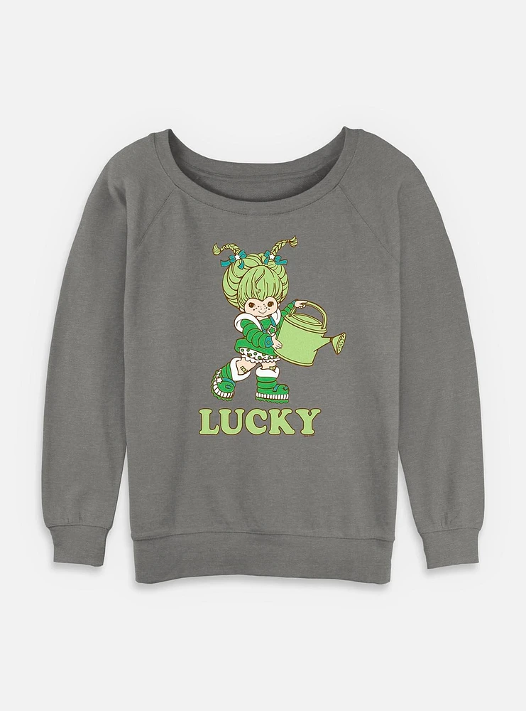 Rainbow Brite Patty O'Green Lucky Womens Slouchy Sweatshirt