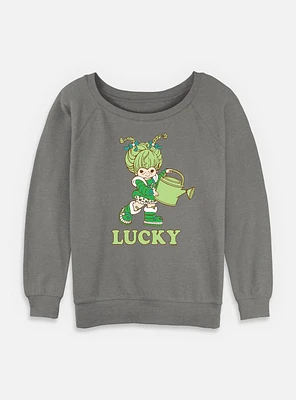 Rainbow Brite Patty O'Green Lucky Womens Slouchy Sweatshirt