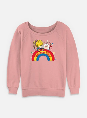 Rainbow Brite Wishing On A Womens Slouchy Sweatshirt