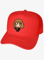 Harry Potter Cute Chibi Hermione Character Foam Trucker Hat