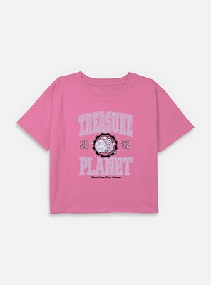 Disney Treasure Planet Morph Collegiate Youth Girls Boxy Crop T-Shirt