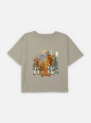 Disney Treasure Planet Outdoor Group  Youth Girls Boxy Crop T-Shirt