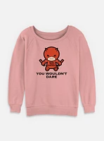 Marvel Daredevil Don't Dare Womens Slouchy Sweatshirt