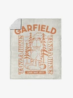 Garfield Can I Nap Yet Silk Touch Sherpa Throw Blanket