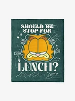 Garfield Stop For Lunch 50x60" Silk Touch Throw Blanket