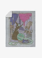 The Wizard of Oz Wicked Witch Silk Touch Sherpa Throw Blanket